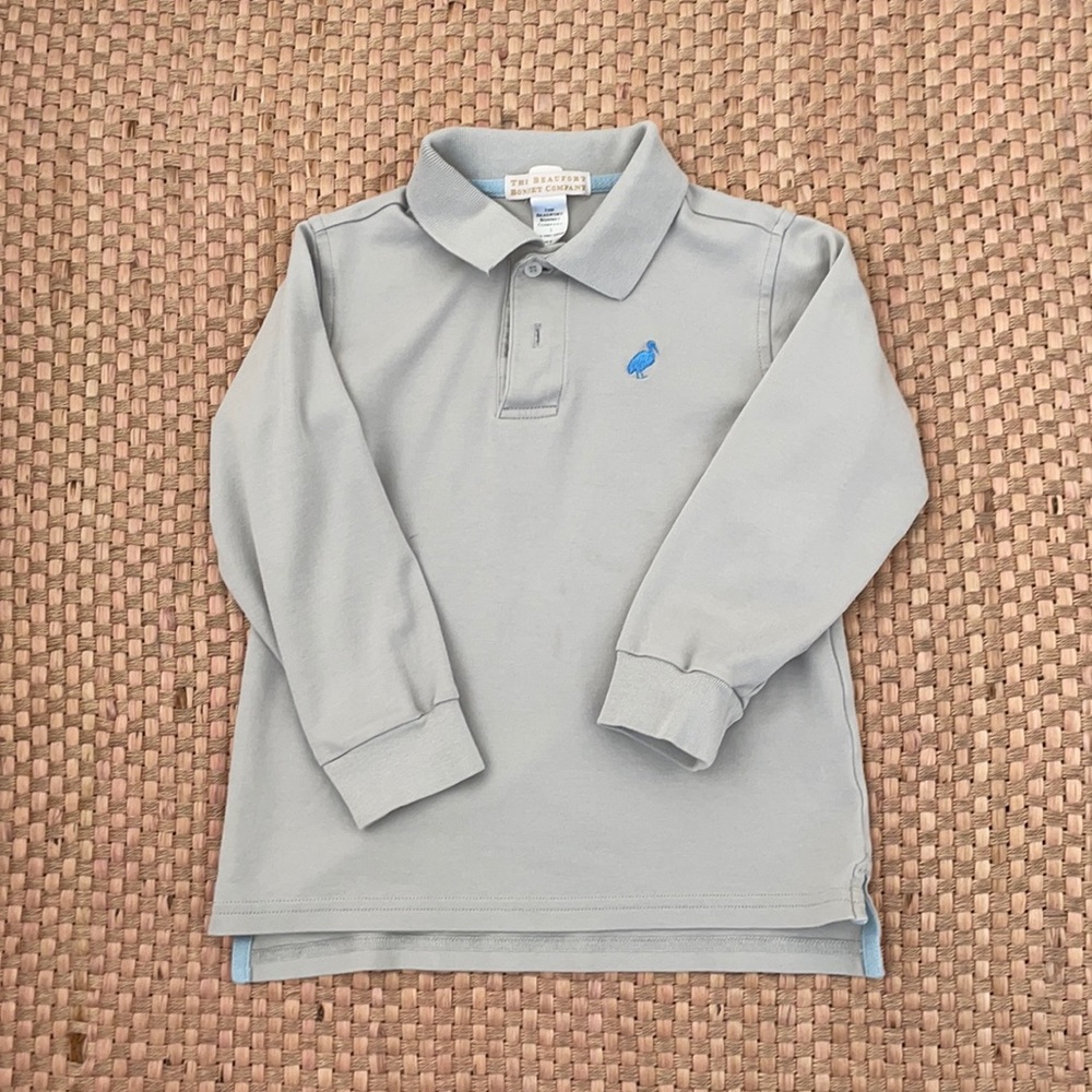 Long sleeve TBBC polo. Size 5